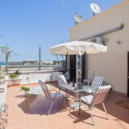 La Bella Vista Bari Sea View Terrace Flat Apartman Kültér fotó