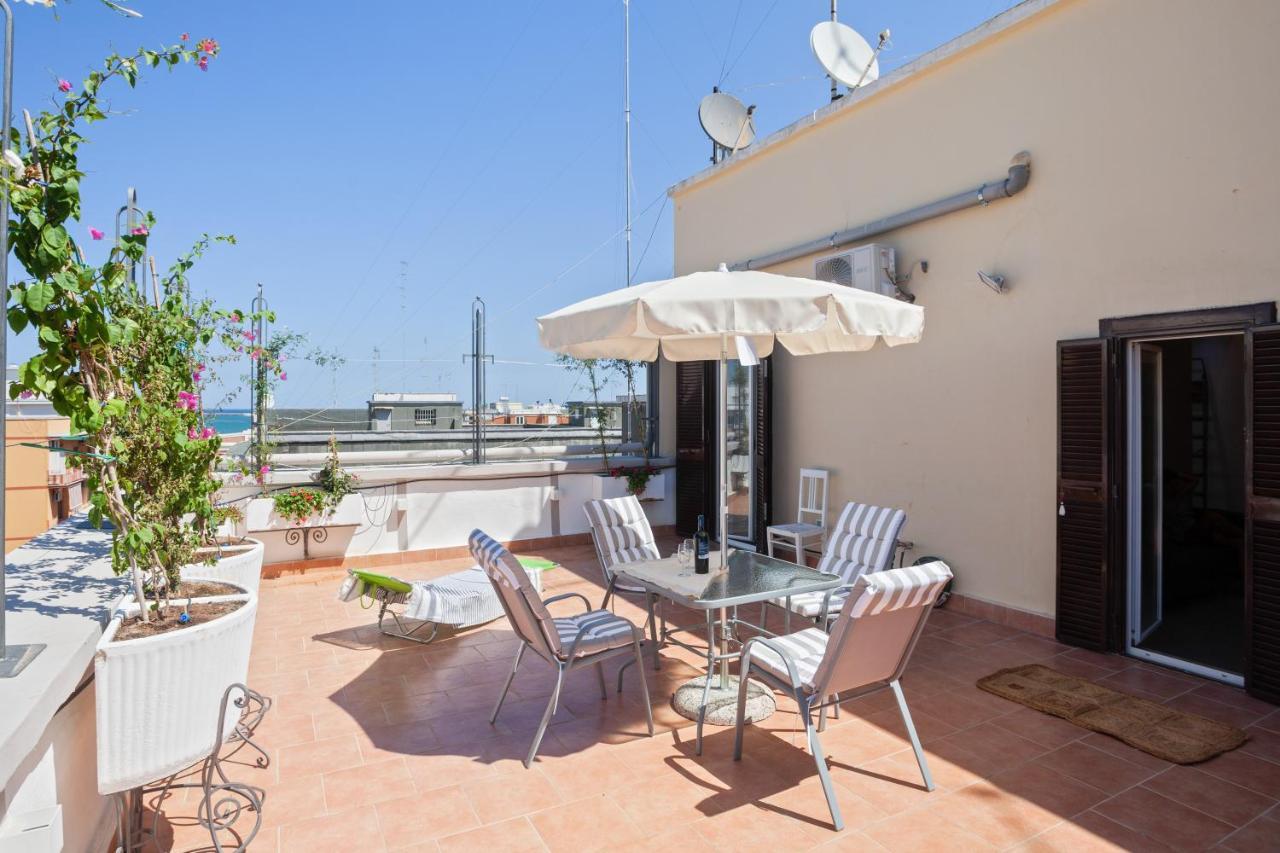 La Bella Vista Bari Sea View Terrace Flat Apartman Kültér fotó